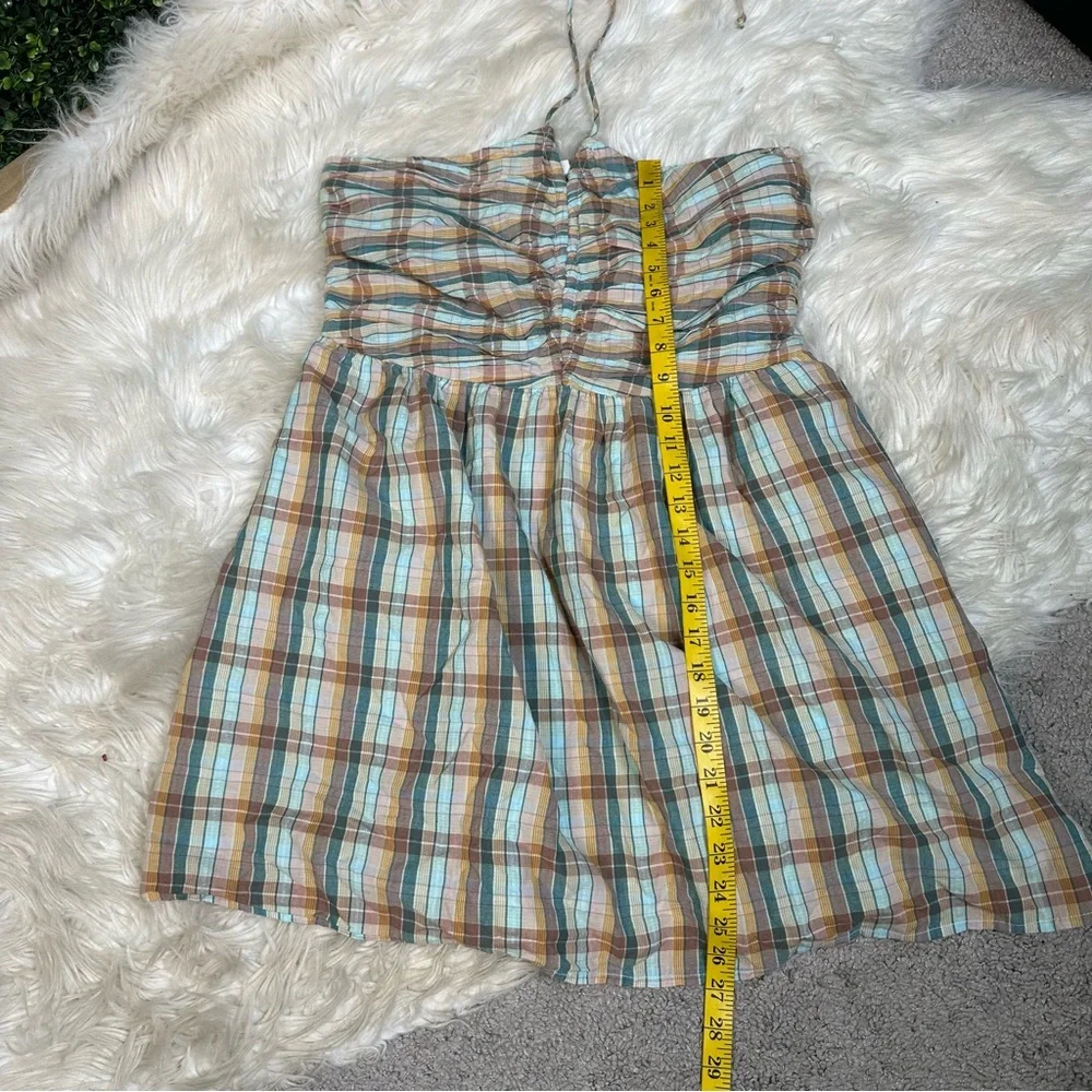 Nwt‎ American eagle Plaid Halter Dress